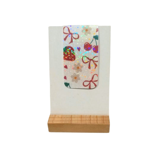 Bows & Fruit Magnetic Bookmark